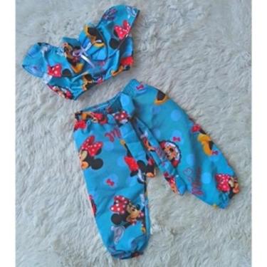 Imagem de Conjunto Menina Infantil Temático Ciganinha Minnie ( Azul) - EDYNHOKID