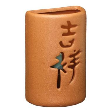 Imagem de Arandela artesanal retrô cerâmica Chinesa cor telha - CM GLASS - CLEID