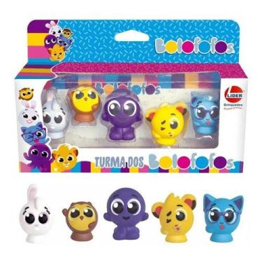 Imagem de Kit Turma Dos Bolofofos Miniaturas Dedoche Lider - Líder Brinquedos