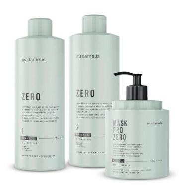 Imagem de KIT ESCOVA PROGRESSIVA ZERO 1L + MASK PRO ZERO 1kg - MADAMELIS