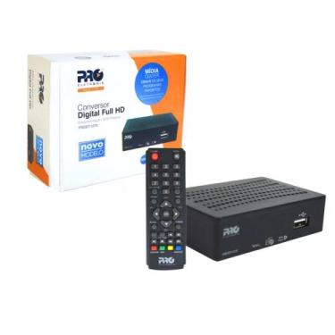 Imagem de Conversor Digital TV Full HD 110/127V e 220V - Pro Eletronic