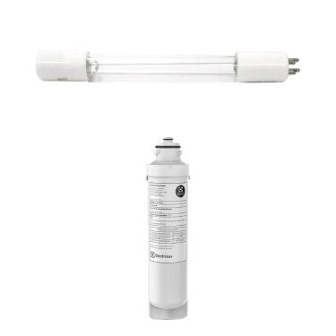 Imagem de Kit Lâmpada UV para Purificador PA30G e PA31G + Filtro/Refil Original para Purificador de Água PA21G / PA26G / PA31G – Electrolux