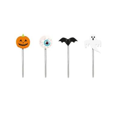 Imagem de Pick Decorativo Halloween - Doces ou Travessuras - 12 unidades - Cromu