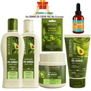 Imagem de Kit Bio Extratus Pós-Química Trat. Intensivo 3 Min Mágicos