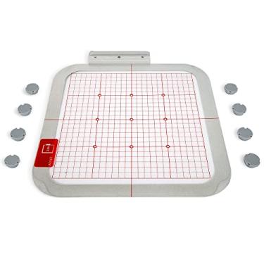 Imagem de Embroidex Bastidor Magnético/Metal Para Máquina De Bordar Brother/Babylock 9 1/2" X 9 1/2" Quadrado - Brother Dream Machine Xv8500D Xv8550D Babylock Destiny, Destiny Ii