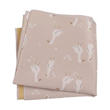 Imagem de Grande Tapete Infantil Dobrável Portátil à Prova D'água, Tapete de Rastejamento para Ambientes Internos e Externos, Cadeira Alta, Pisos de, Proteção para Bebês,