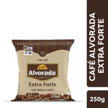 Imagem de Café Alvorada Almofada 250g Extra Forte Torrado e Moído