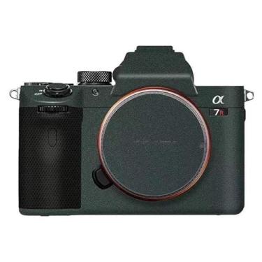 Imagem de JERXTTON Adesivo de capa de câmera antiarranhões para Sony Alpha A7RV A7R5 A7RM5 protetor de película de vinil para decoração protetora (verde turquesa)