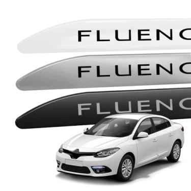 Imagem de Friso Lateral Porta para Fluence 2011 a 2018 (FACÃO, Preto Nacre)