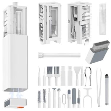 Imagem de DAPOWER Kit de Limpeza Eletrônico 32 em 1 para Laptop, Macbook, Airpod, Fones de Ouvido, Aparelho Auditivo, Pc e outros Dispositivos Eletrônicos - Branco