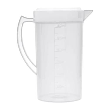 Imagem de Ｂｅｓｇａ Jarra de água com tampa de pingêndinha de chá gelado de grande capacidade Jug quente quente chaleira quente para geladeira limonada de bebida de chá