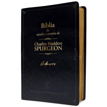 Imagem de Bíblia de Estudos e Sermões de Spurgeon - Preta