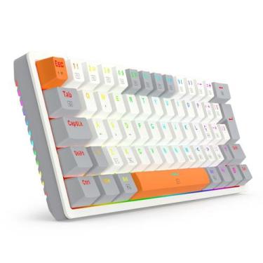 Imagem de Teclado Mecânico Gamer Redragon Akali 60% Write 