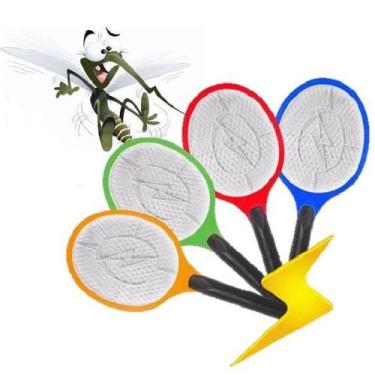 Imagem de Raquete Mata Insetos E Mosquitos Elétrica Recarregável - western