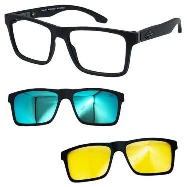 Imagem de Oculos Mormaii Swap NG 2 6153 AFE com 2 Clipon Azul Nortuno, Azul, Nor