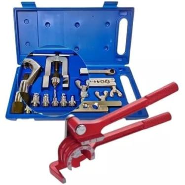 Imagem de Kit Completo para Flangeamento: Chave Catraca, Cortador e Curvador de Tubos