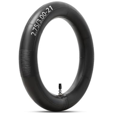 Imagem de GLDYTIMES Tubo interno de substituição de 2,75/7.6-53.3 cm com haste de válvula Staight TR4, pneu de substituição para 80/100-21,80/90-21,90/90-21