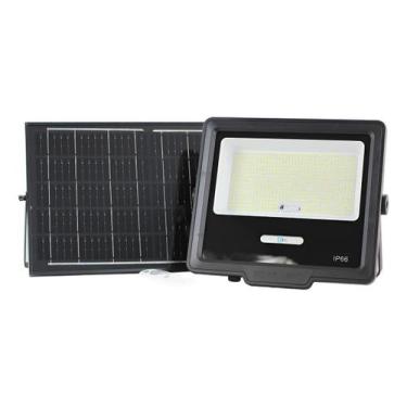 Imagem de Refletor Solar Led Holofote 800w Placa Bateria Prova D Água - MGC