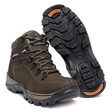Imagem de Bota Coturno Adventure Couro Feminino e Masculino (41, Verde)