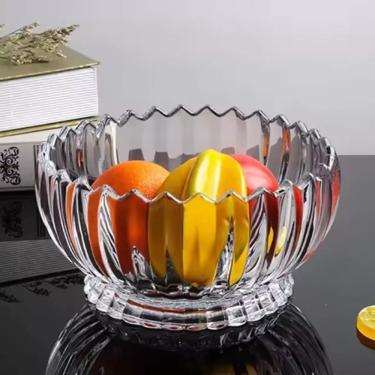 Imagem de Fruteira De Cristal Centro De Mesa Redonda Requinte 22 X 12