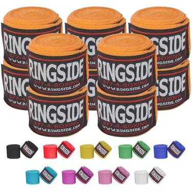 Imagem de Ringside Mexican Style Boxing Hand Wraps (5 Pairs Pack), Neon Orange, 180"
