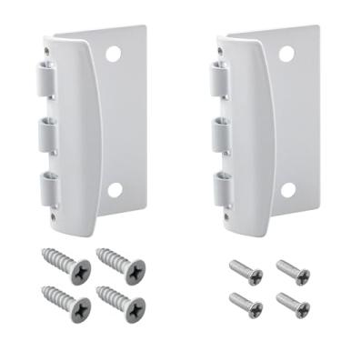 Imagem de U 9888 Fechadura de porta flip, trava de privacidade reversível com parafuso antibloqueio para modo de segurança infantil e defesa doméstica (pacote com 2)