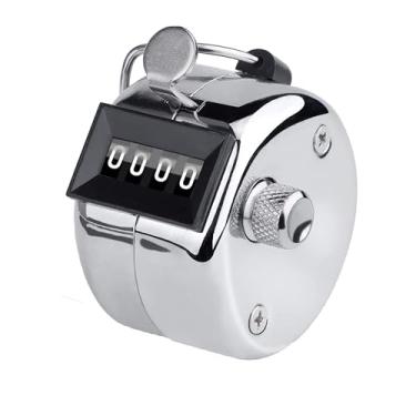 Imagem de PHONEX Contador de contador: contador de 4 dígitos com número de primio, contador portátil, contadores de inclinação para rastreamento preciso em treinamento, tricô, contagem de pessoas, tempo de volta, pesca, golfe e remo.