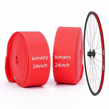 Imagem de Fita de revestimento de pneu de aro de bicicleta, tubos internos de fita de proteção de alta resistência para rodas de bicicleta, pneus de mountain bike (61 cm, 2 peças)