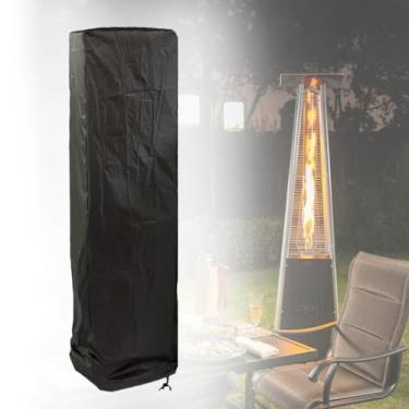 Imagem de asdmm Capa Protetora Para Aquecedor De Tubo Vidro À Prova D'Água - Protetor Pátio Quadrado Tocha Piramidal E Triangular, 210D Resistente Antipoeira