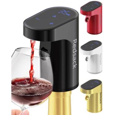 Imagem de Dispensador de aerador com decantador de vinho Redsack Electric Black