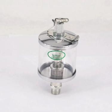 Imagem de M8 M10 M6 Sight Gravity Drip Feed Oiler Lubricator, Needle Valve Type Glass Oil Cup 16ml(M10x1)