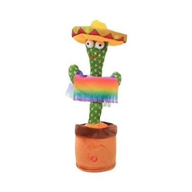 Imagem de Brinquedo De Pelúcia De Cacto Falante Dançante Para Crianças Presente 