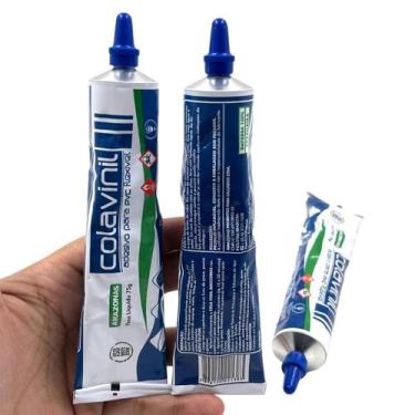 Imagem de Cola Vinil 75g 1un Universal PVC Caminhão Barraca Camping - Macall