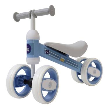 Imagem de Bicicleta 4 Rodas Infantil Sem Pedal Azul Fenix Baby Bike