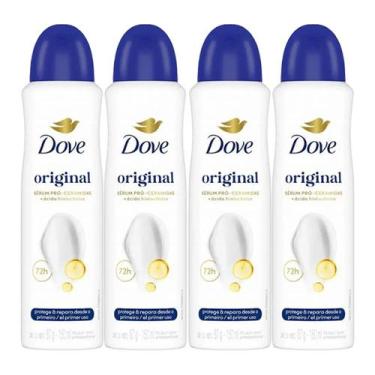Imagem de Kit Desodorante Aerosol Dove Original 150ml - 4 unidades