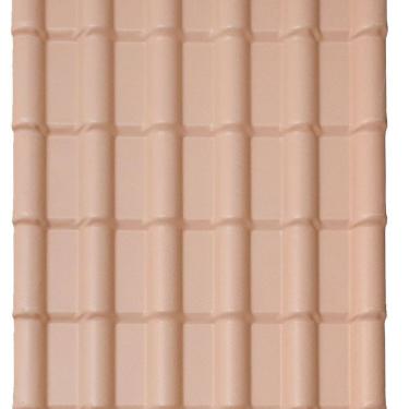 Imagem de Telha Pvc Plan 242cm X 88cm 6 Ondas Lux Telhas Marfim