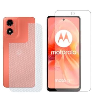 Imagem de Virtual Multi - Película Hidrogel + Adesivo Fibra de Carbono para Motorola Moto G04 - Transparente