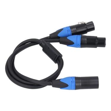 Imagem de Sonew 3 PIN XLR Duplo Fêmea para Microfone Masculino Y Splitter Cable - Anti Interference Hi -Fi Qualidade de Som Com OFC e Blindagem de Alumínio para Misturadores e Amplificadores