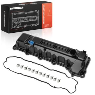 Imagem de A-Premium Tampa de válvula de motor esquerda de alumínio atualizado com junta e parafusos compatível com Jeep Grand Cherokee/Commander 2008-2009 e Ram 1500 2011-2013 e Dodge Ram 1500, Durango, Dakota