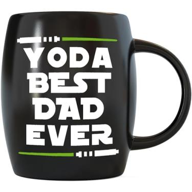 Imagem de Yoda, presente de Dia dos Pais para o Dia dos Pais, 473 g, presente divertido de cerâmica novidade para filha, filho, esposa, para Natal, aniversário, xícara de café