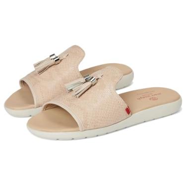 Imagem de Marc Joseph New York Sandália rasteira feminina Riverside, Cobra nude, 39