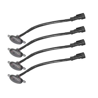 Imagem de lyrlody Iluminação âmbar de Luzes Grade Dianteira, Construção Universal de Qualidade de Ajuste Com Design à Prova de Intempéries para Carros SUVs