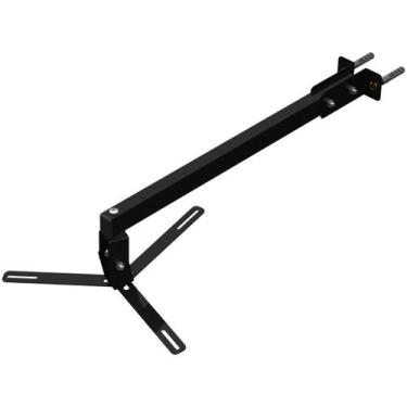 Imagem de Suporte Projetor Datashow Mini Led Parede Braço 50 Cm-Preto - Multifor