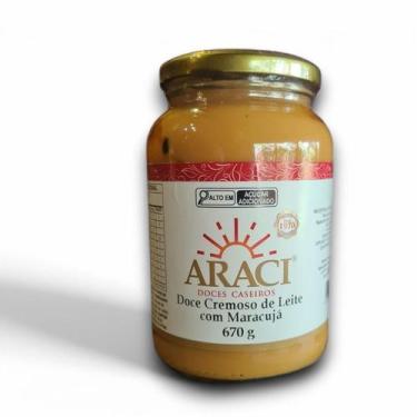 Imagem de Doce de Leite Cremoso com Maracujá Araci 600g - Doces Araci