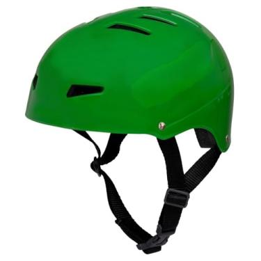 Imagem de Capacete Profissional para Skate Bike Patins Patinete Bmx Bike Eletrica etc Unissex (VERDE,PP)