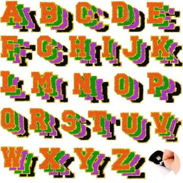 Imagem de FOGWOWO 104 peças de adesivos autoadesivos para cartas de chenille de 