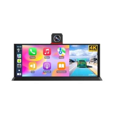 Imagem de Câmera Veicular 4K 10 11.26 Polegadas Wireless CarPlay Android Auto 36