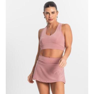Imagem de Top Feminino Sem Bojo FTK Fitness Rosa, G, Rosa