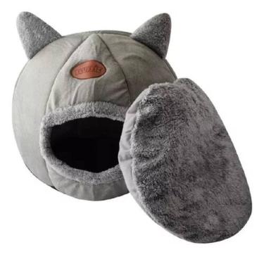 Imagem de Casinha Cama Iglu Toca Tenda Cabana Para Gato Cachorro Pet G - Clink