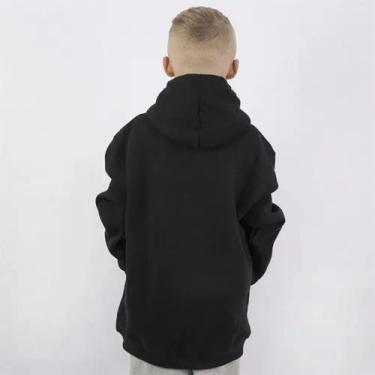 Imagem de Casaco Moletom Infantil Naruto Itachi Uchiha Akatsuki - smoke, Preto, 